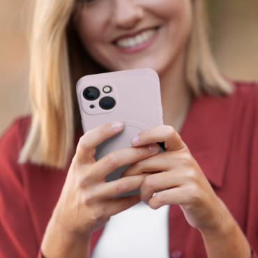 Capa Silicone Mag Cover para IPHONE 12
