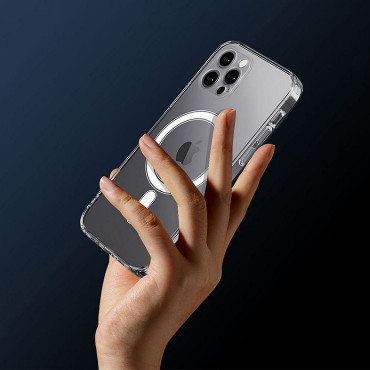 Capa Silicone Mag Cover para IPHONE 12