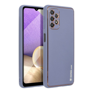Capa Samsung A12 Leather Lavanda